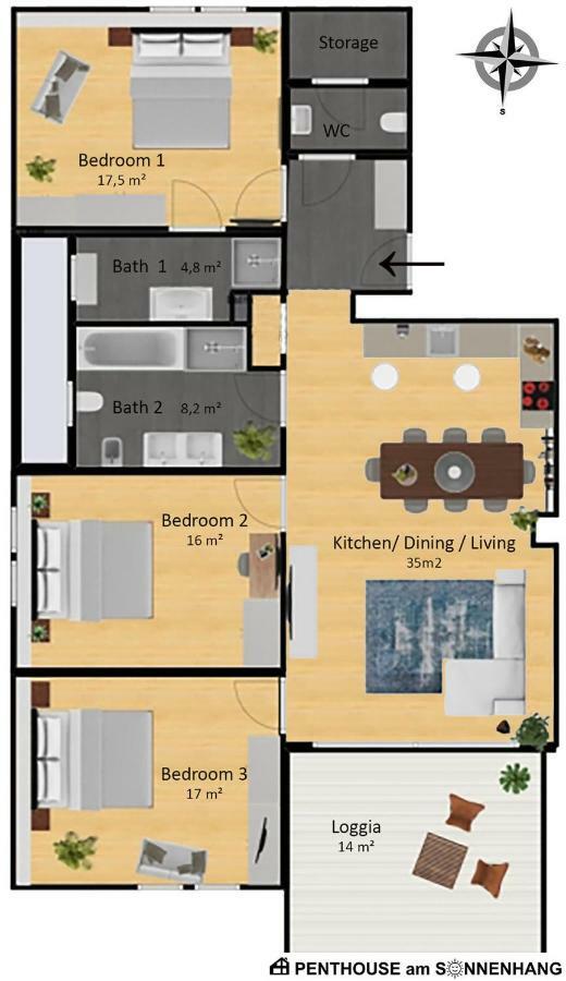 Penthouse Am Sonnenhang Mit Exklusiver Ausstattung Schladming Exteriér fotografie